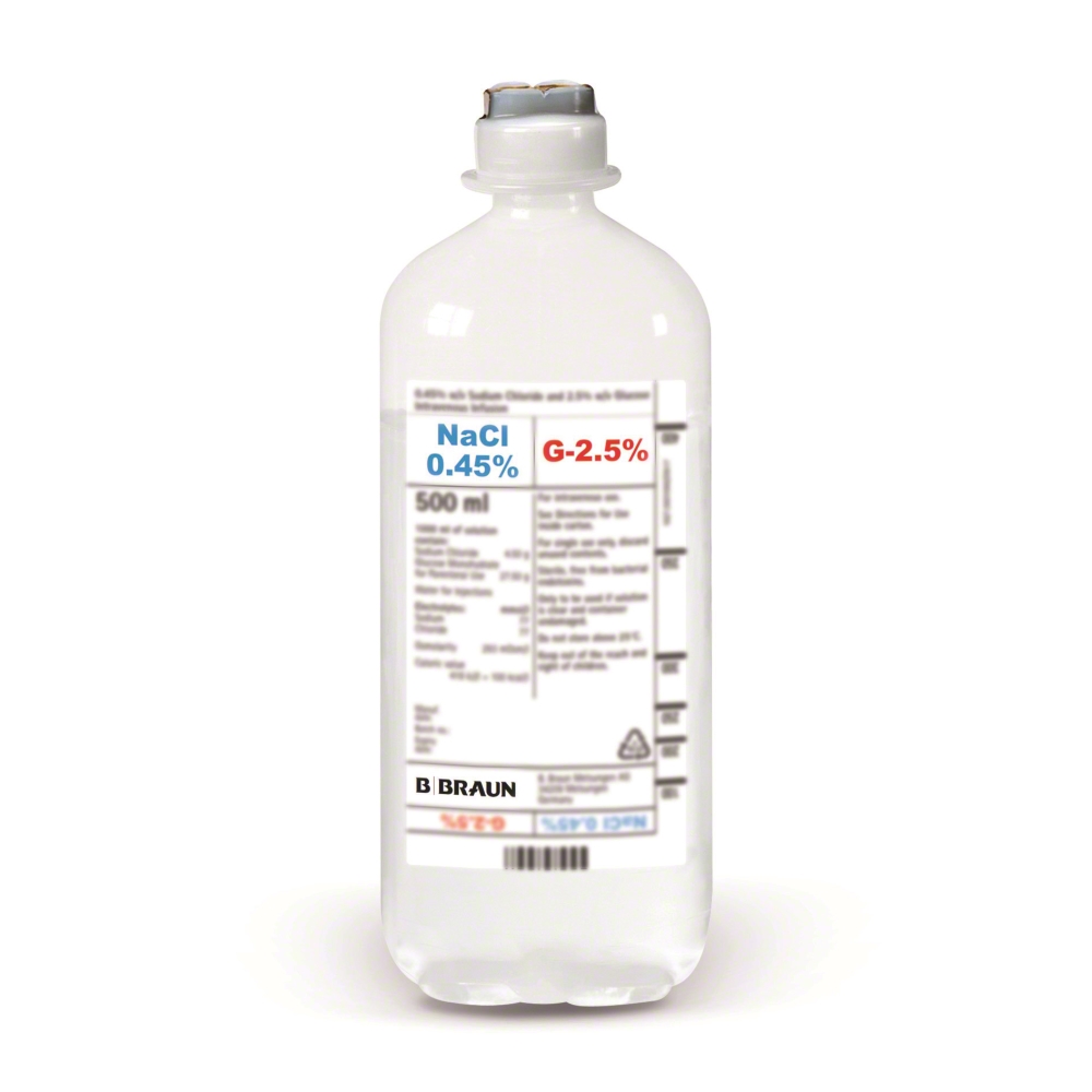 Sodium Chloride 0 45 With Glucose 2 5 