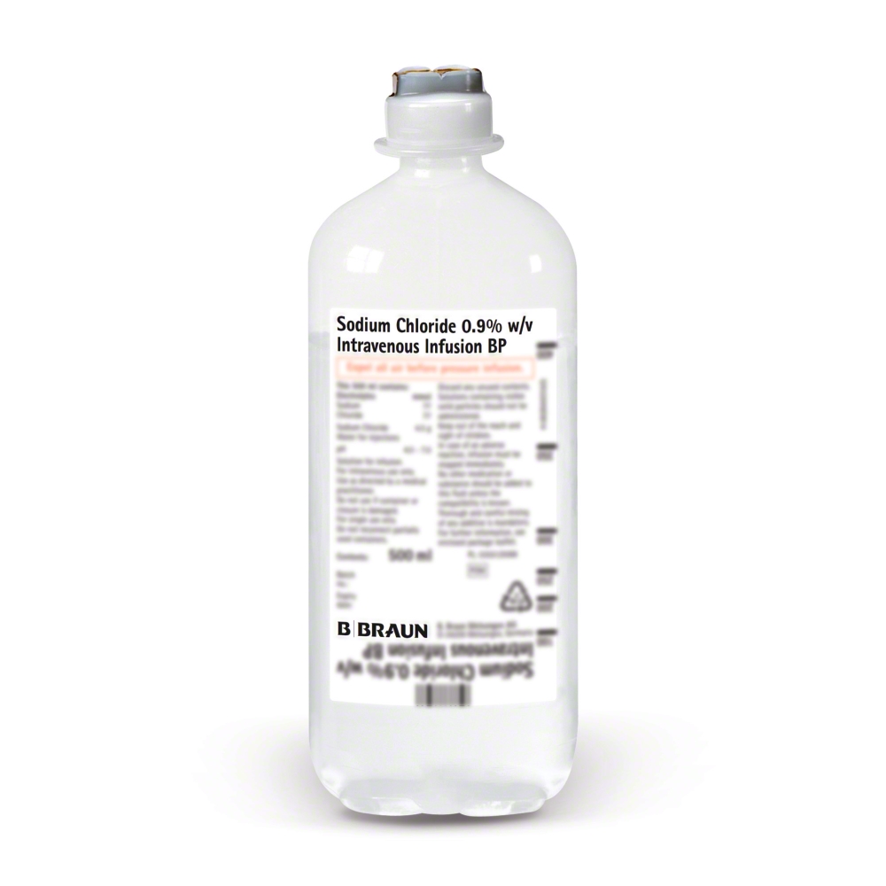 NACL 0.9% Chlorure de Sodium (injection) Soluté 1000 ML JB1324